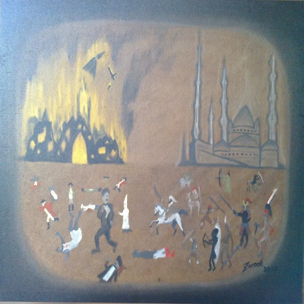 after-1024x1024 Farook Mohammed: 1 Artist who paints Africa’s Memory, Unity, and Hope