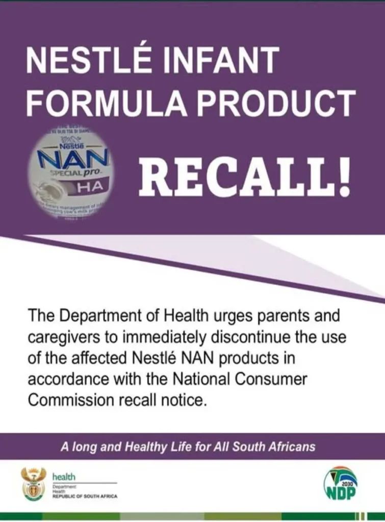 doh-755x1024 Watch NAN Baby Formula Risk batch number 51660742F3 Recalled