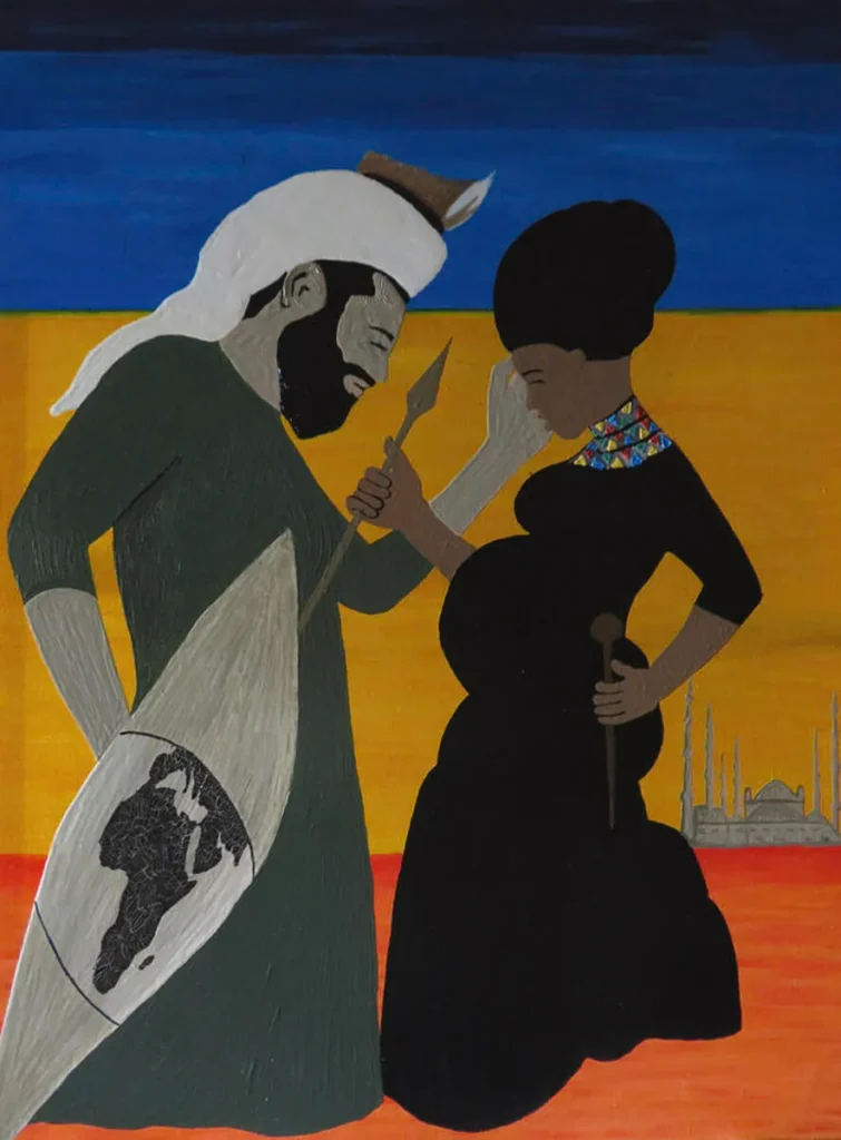umkhonto-we-afrika-farook-mohamm-755x1024 Farook Mohammed: 1 Artist who paints Africa’s Memory, Unity, and Hope